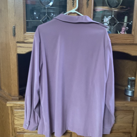 Alfred Dunner very soft long sleeve size 14 I use it as a blazer lavender - Picture 3 of 3